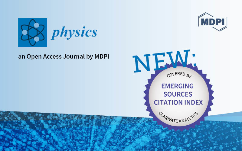 Physics被ESCI数据库收录 | MDPI News