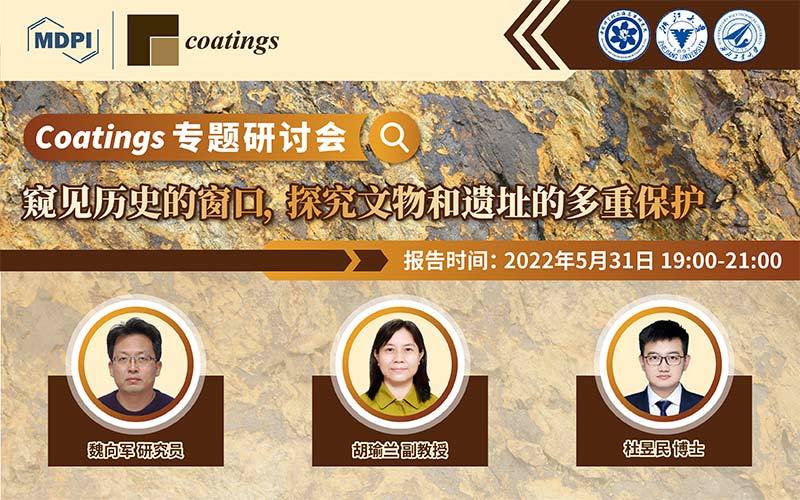 Coatings 专题研讨会：窥见历史的窗口，探究文物和遗址的多重保护 | MDPI 线上研讨会