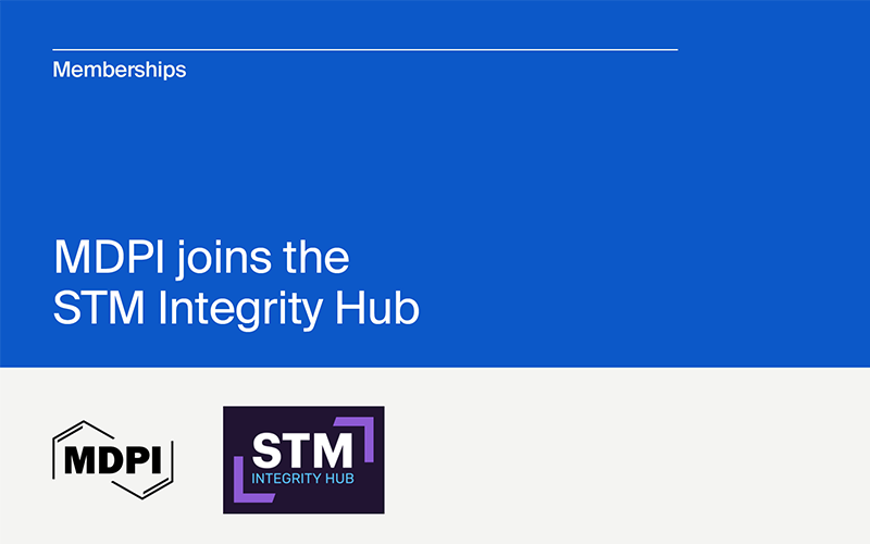MDPI 正式加入 STM Integrity Hub