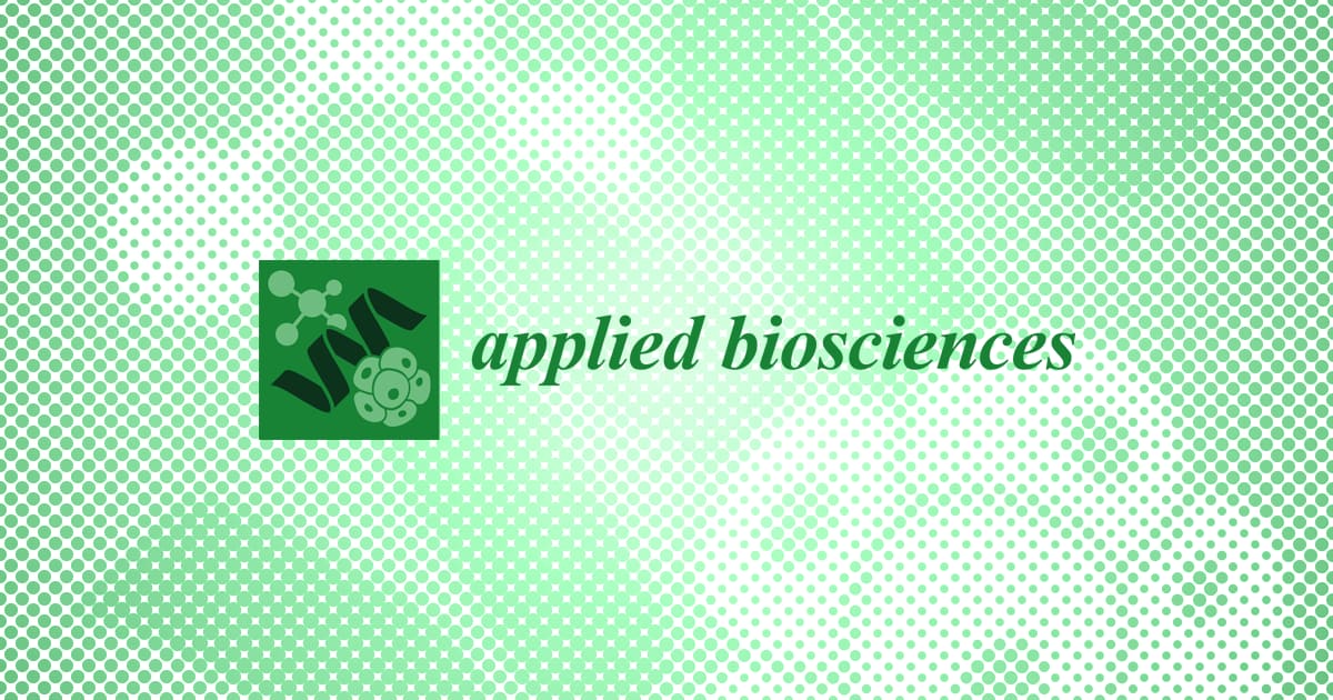 Applied Biosciences 期刊正式被 ESCI 收录